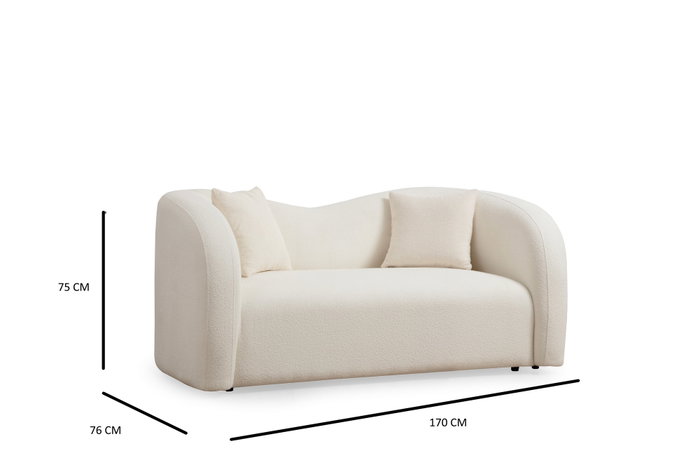 Atelier Del Sofa Asos Cream - Sofá de 2 plazas Atelier Del Sofa Asos Cream - Sofá de 2 plazas